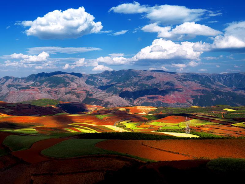 Terres rouges de Dongchuan