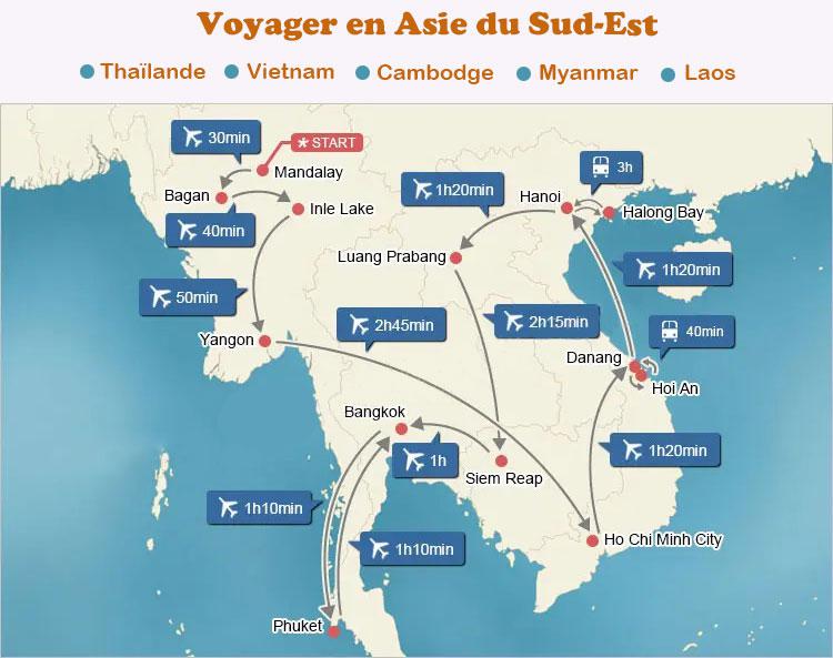 Voyager en Asie du Sud-Est